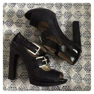 Michael Kors peep toe heels